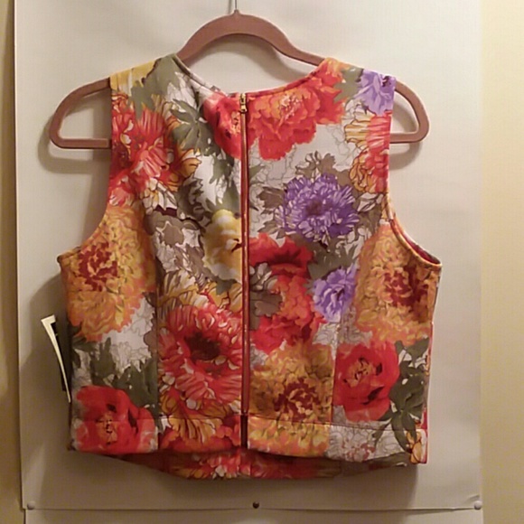 JULIAN TAYLOR TWO-PIECE TOP AND SKIRT SET, SIZE 16 - Picture 4 of 6